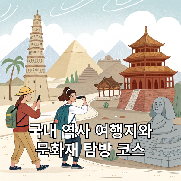 국내 역사 여행지와 문화재 탐방 코스
