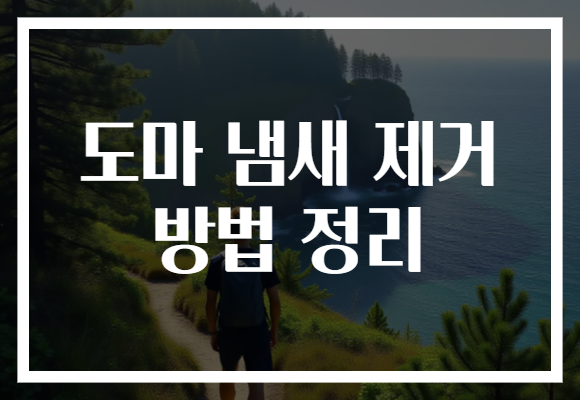 도마 냄새 제거 방법 정리