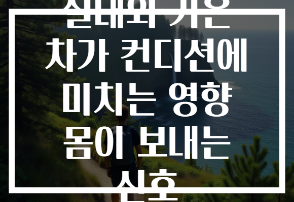 실내외 기온 차가 컨디션에 미치는 영향 몸이 보내는 신호
