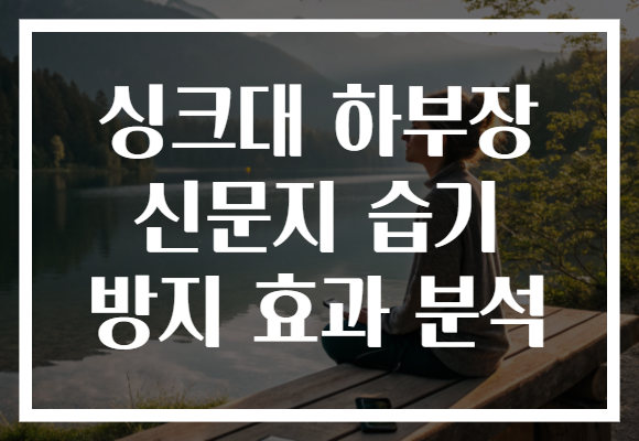 싱크대 하부장 신문지 습기 방지 효과 분석 싱크대 하부장 신문지 습기 방지 효과 분석