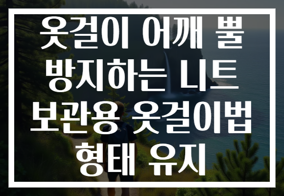 옷걸이 어깨 뿔 방지하는 니트 보관용 옷걸이법 형태 유지 옷걸이 어깨 뿔 방지하는 니트 보관용 옷걸이법 형태 유지