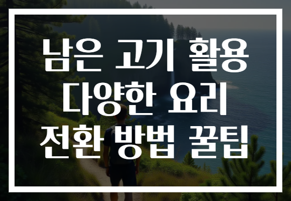 남은 고기 활용 다양한 요리 전환 방법 꿀팁 남은 고기 활용 다양한 요리 전환 방법 꿀팁