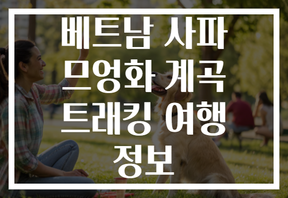 베트남 사파 므엉화 계곡 트래킹 여행 정보