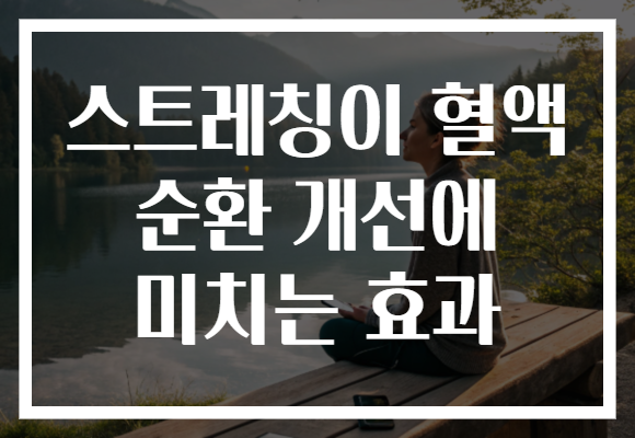 스트레칭이 혈액 순환 개선에 미치는 효과