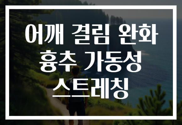 어깨 결림 완화 흉추 가동성 스트레칭 어깨 결림 완화 흉추 가동성 스트레칭