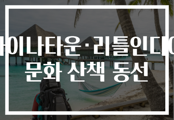 차이나타운·리틀인디아 문화 산책 동선