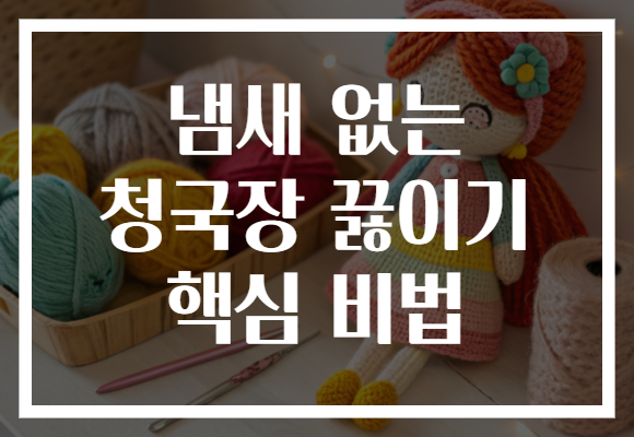 냄새 없는 청국장 끓이기 핵심 비법 냄새 없는 청국장 끓이기 핵심 비법