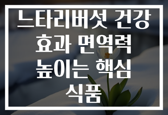 느타리버섯 건강 효과 면역력 높이는 핵심 식품