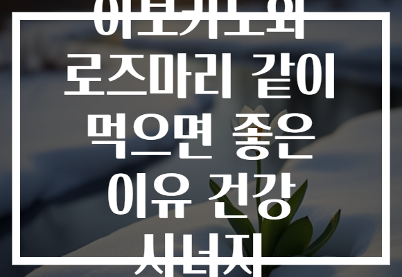 아보카도와 로즈마리 같이 먹으면 좋은 이유 건강 시너지 아보카도와 로즈마리 같이 먹으면 좋은 이유 건강 시너지