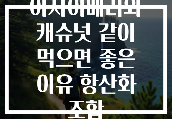 아사이베리와 캐슈넛 같이 먹으면 좋은 이유 항산화 조합