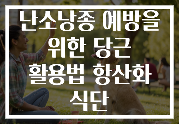 난소낭종 예방을 위한 당근 활용법 항산화 식단