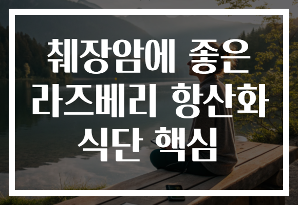 췌장암에 좋은 라즈베리 항산화 식단 핵심