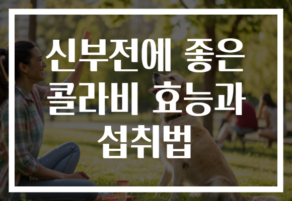 신부전에 좋은 콜라비 효능과 섭취법